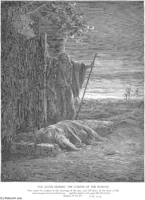 A Levite Finds A Woman's Corpse — Paul Gustave Doré