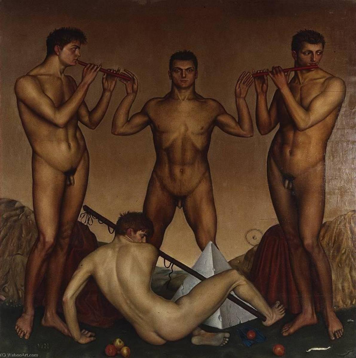 The Musicians — François Emile Barraud