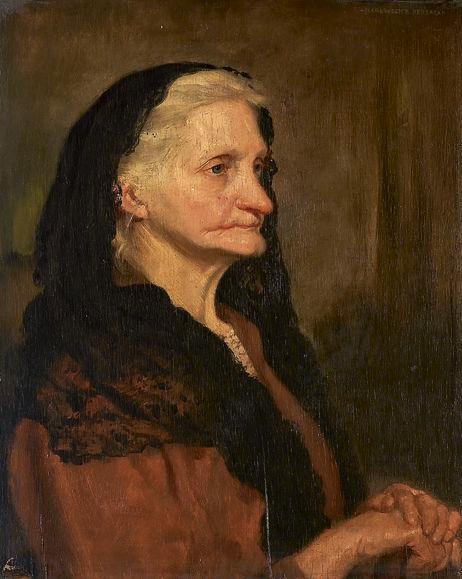 Portrait Of An Old Woman — Bertalan Karlovszky