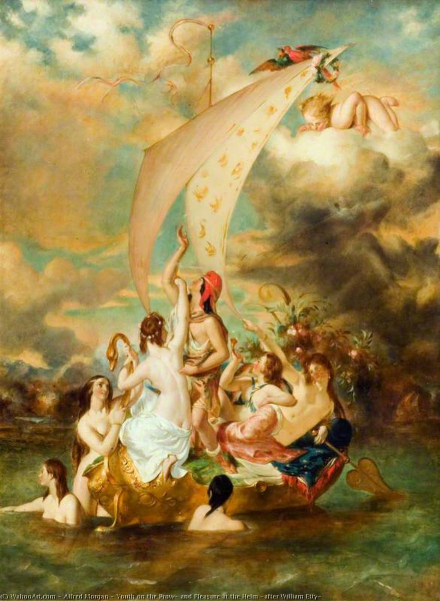 Youth On The Prow, And Pleasure At The Helm (after William Etty) — Alfred Morgan