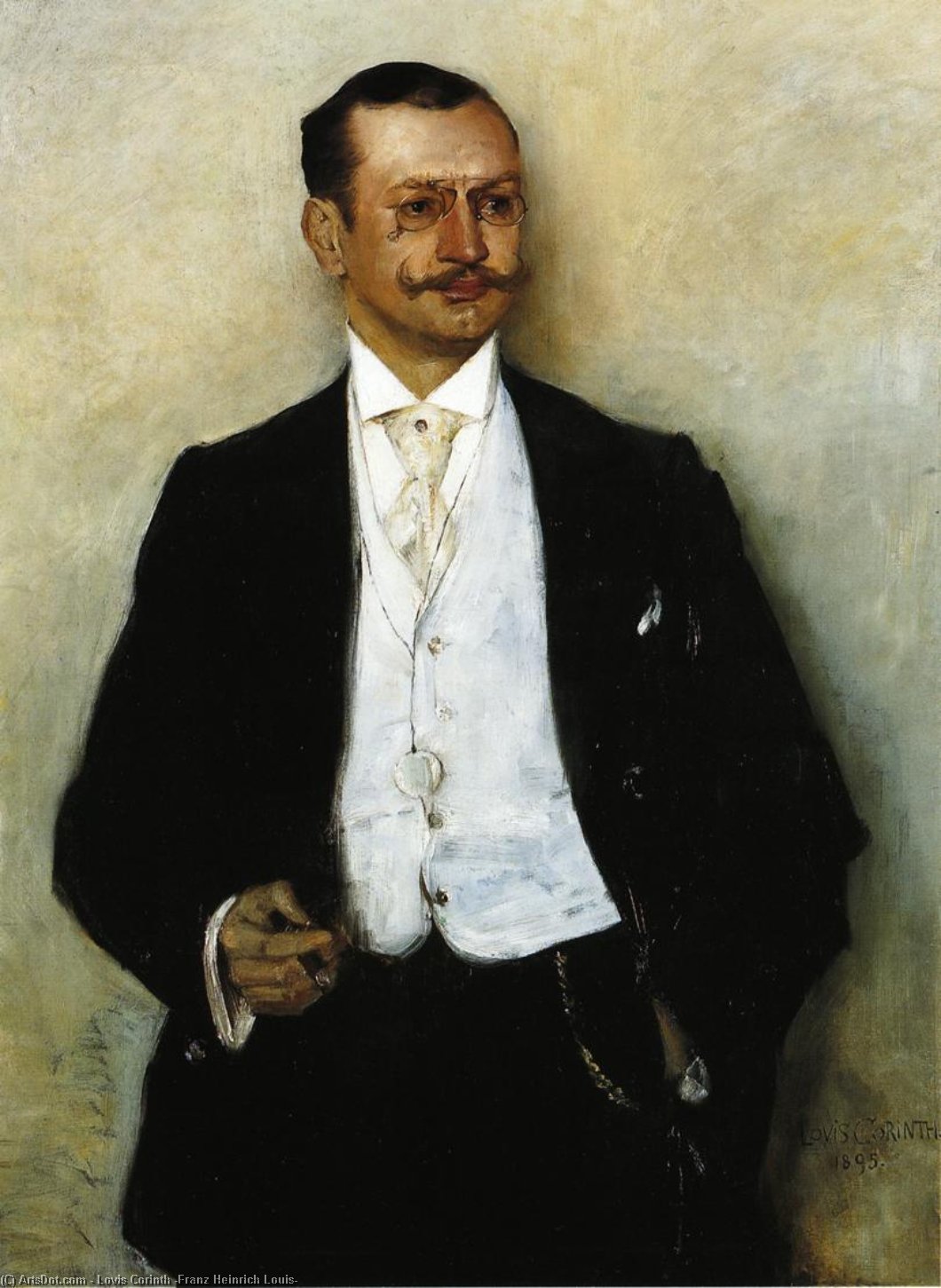 Portrait Of The Painter Karl Strathmann — Lovis Corinth