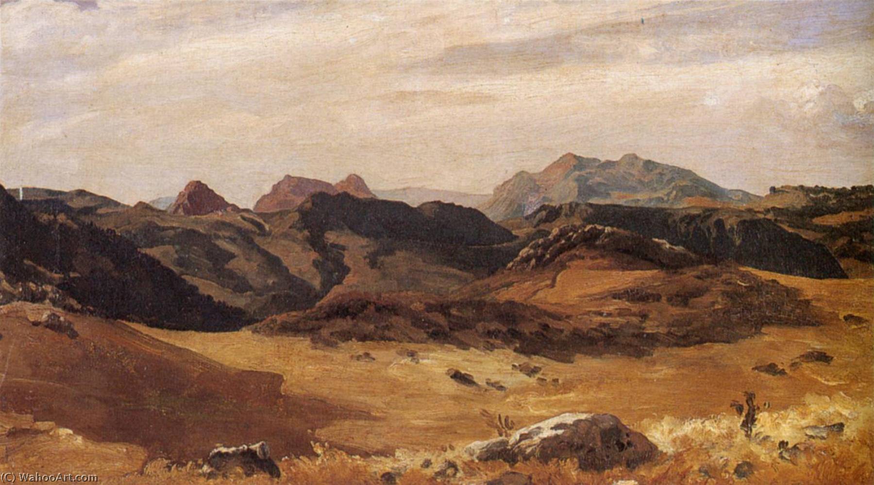 A Mountainous Landscape, Spain — フレデリック・レイトン