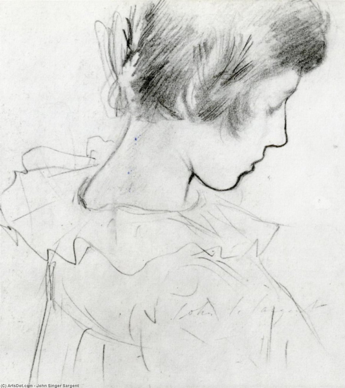 Dorothy Barnard (auch Studie Für „carnation, Lily, Lily, Rose“) — John Singer Sargent