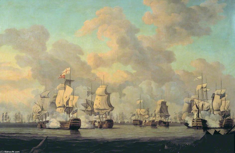 The Victory Of Lord Rodney Over The French Fleet Off Dominica — Robert Dodd
