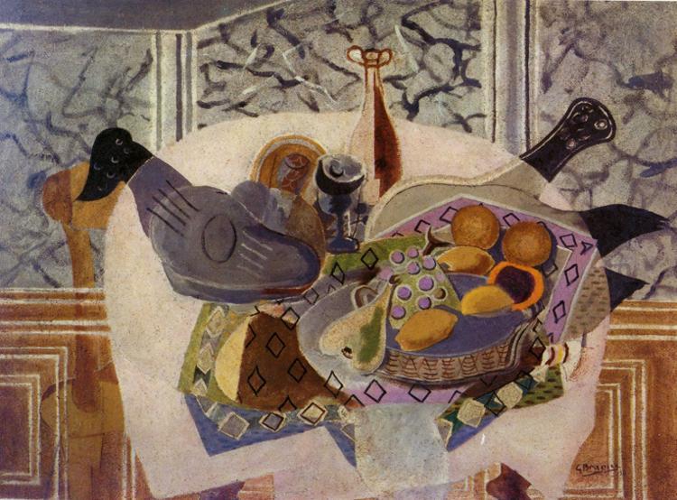 The Purple Tablecloth — Жорж Брак