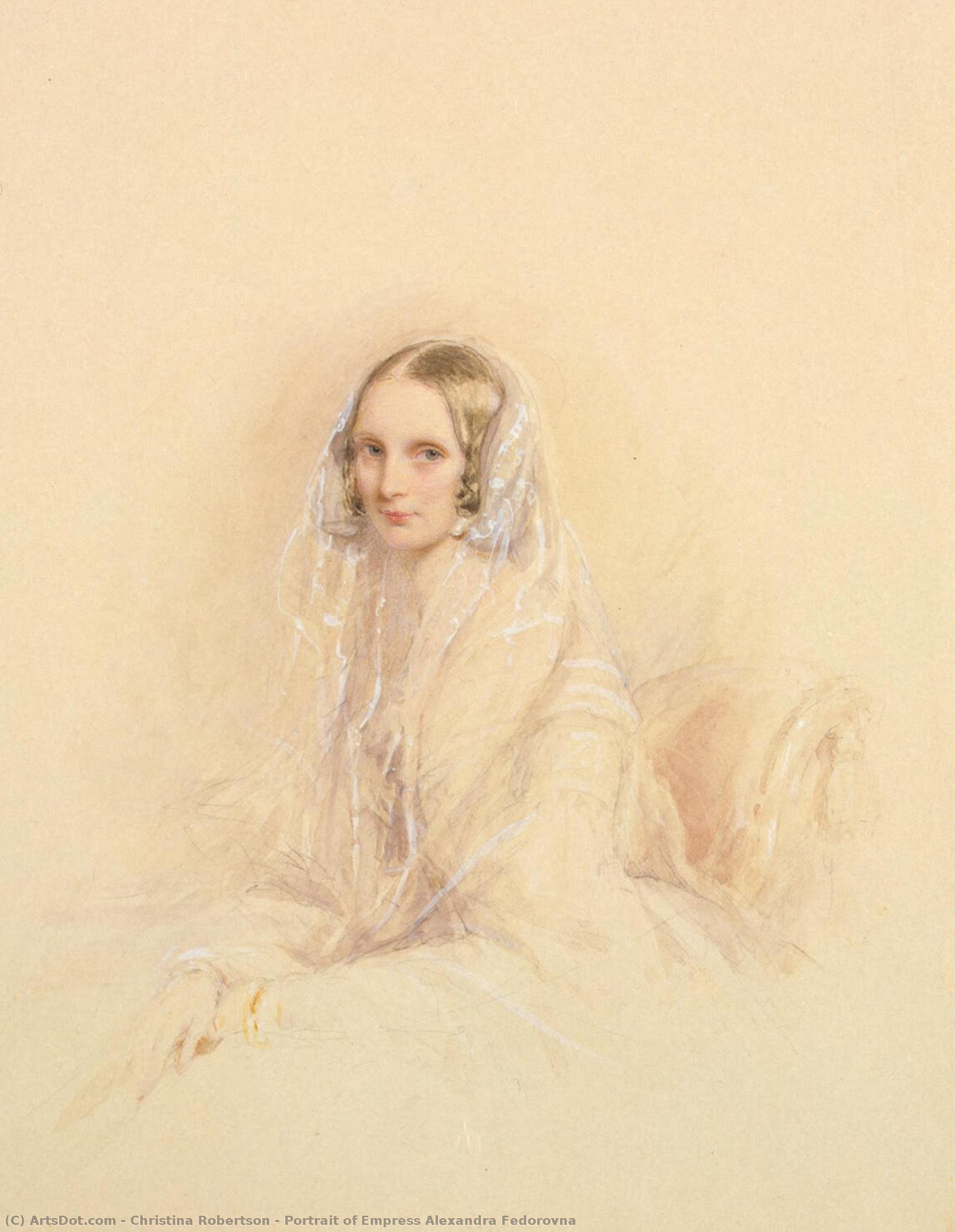 Portrait Of Empress Alexandra Fedorovna — Christina Robertson