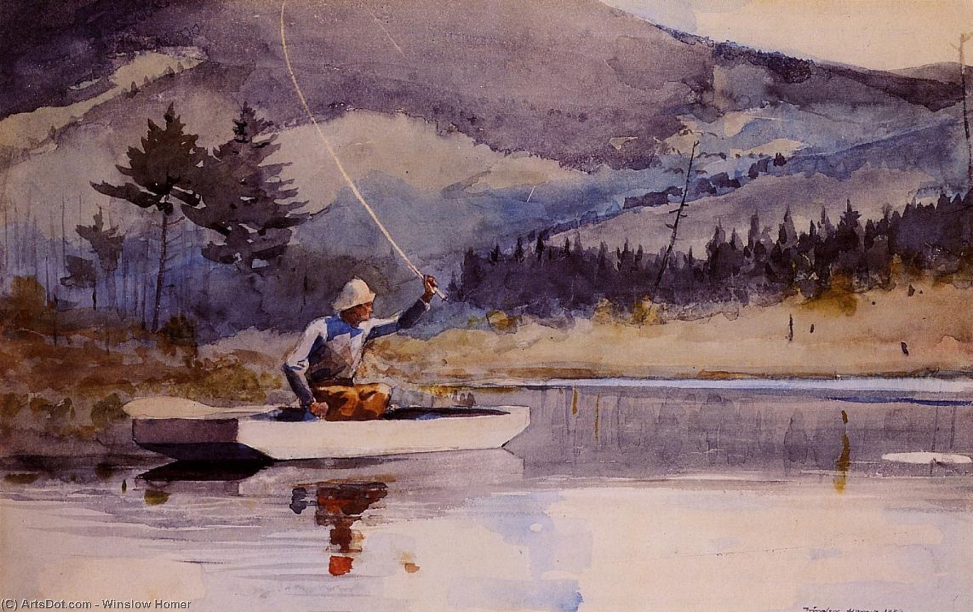 Quiet Pool On A Sunny Day — Winslow Homer