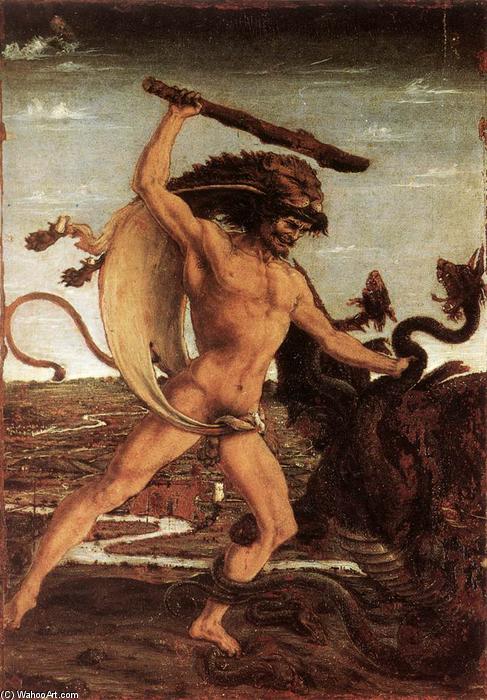Hercules And The Hydra — Antonio Del Pollaiuolo