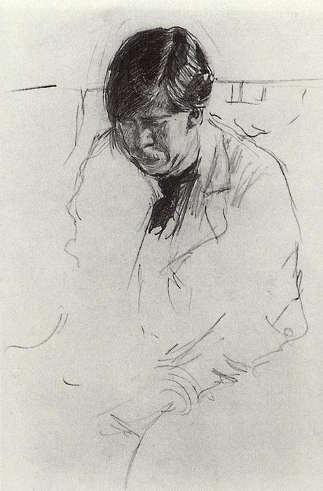 Portrait Of Alexander Golovin — Boris Mikhailovich Kustodiev