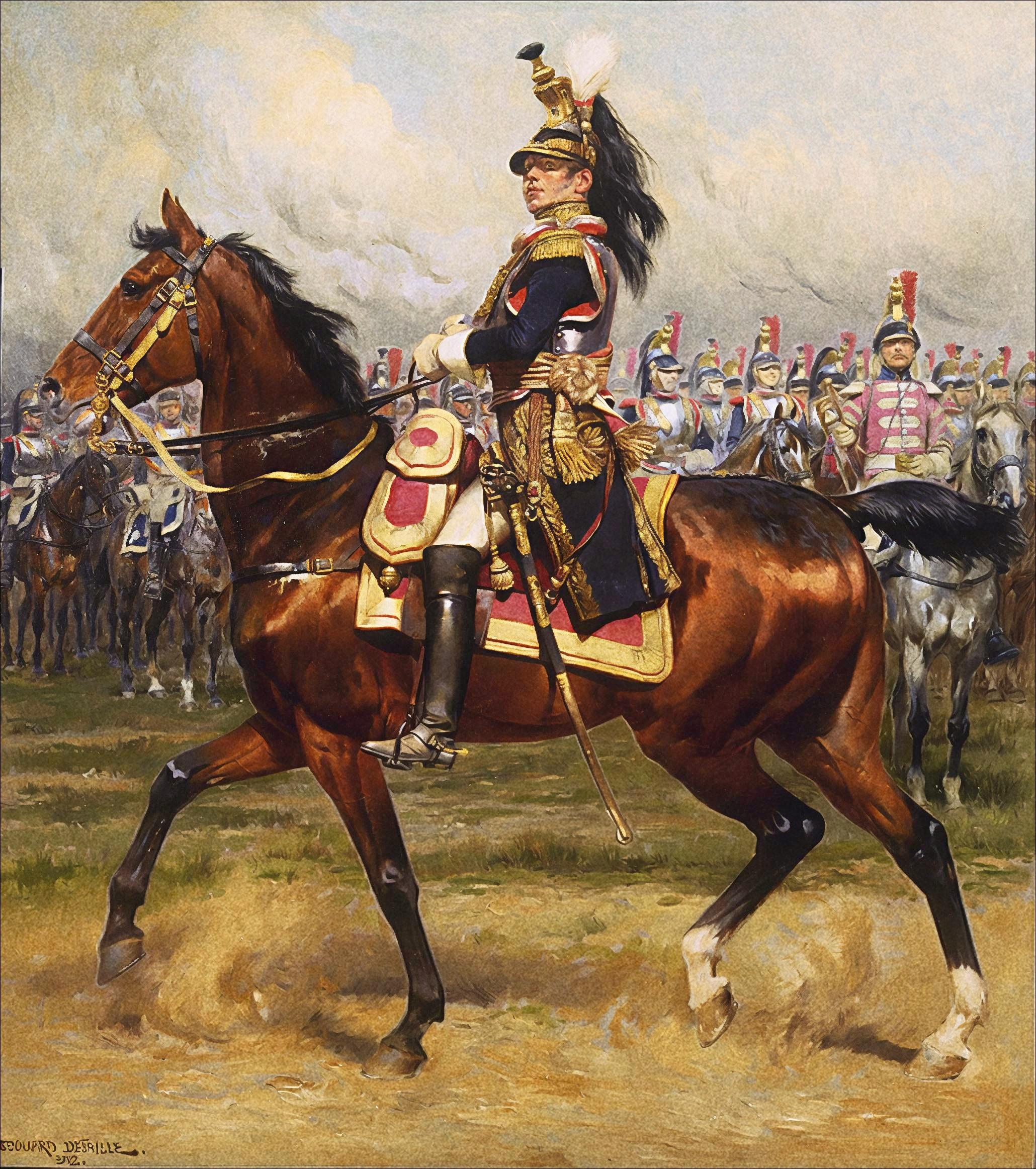 Le General D Hautpoul A Cheval — Édouard Detaille