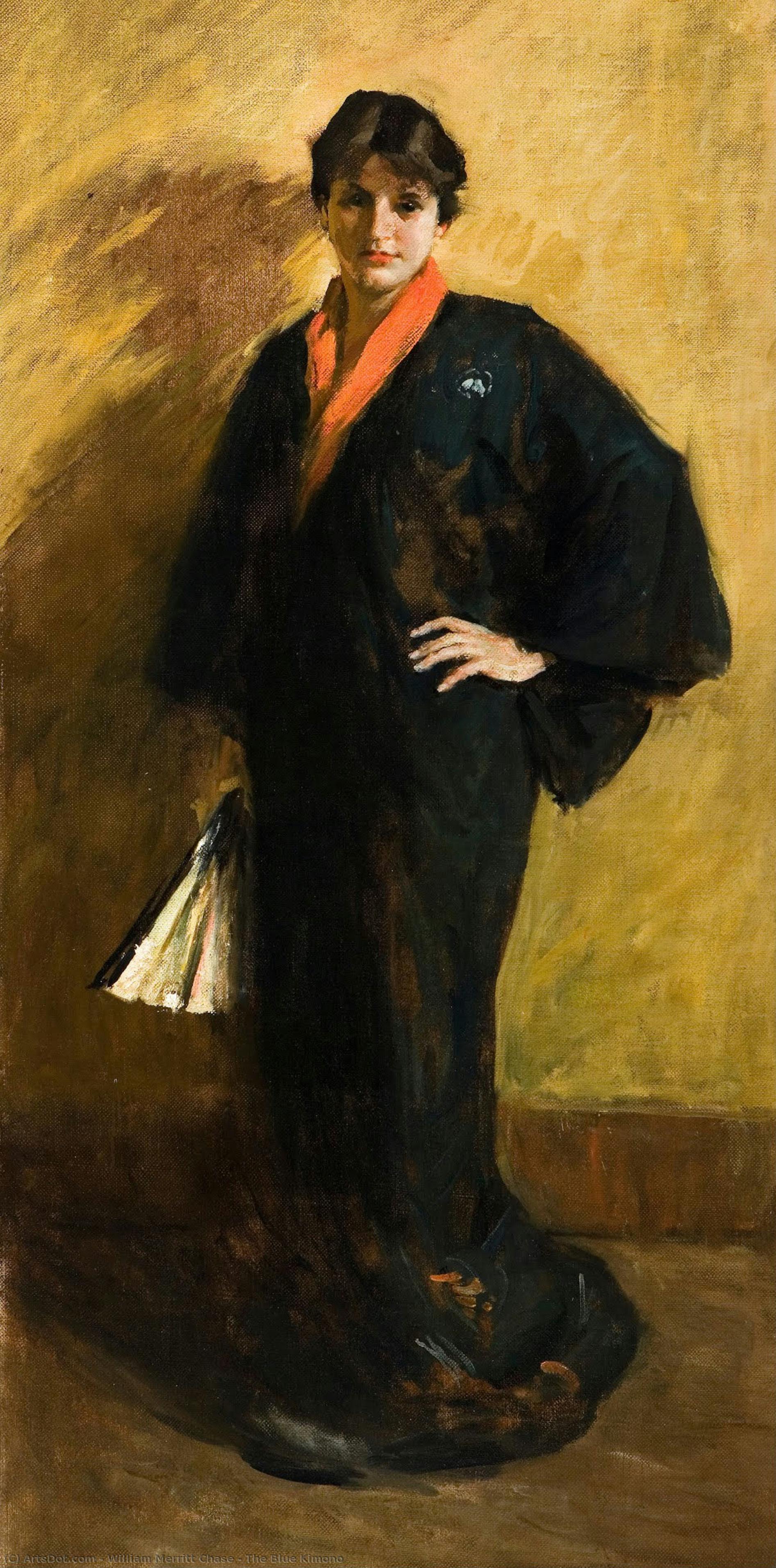El Kimono Azul — William Merritt Chase