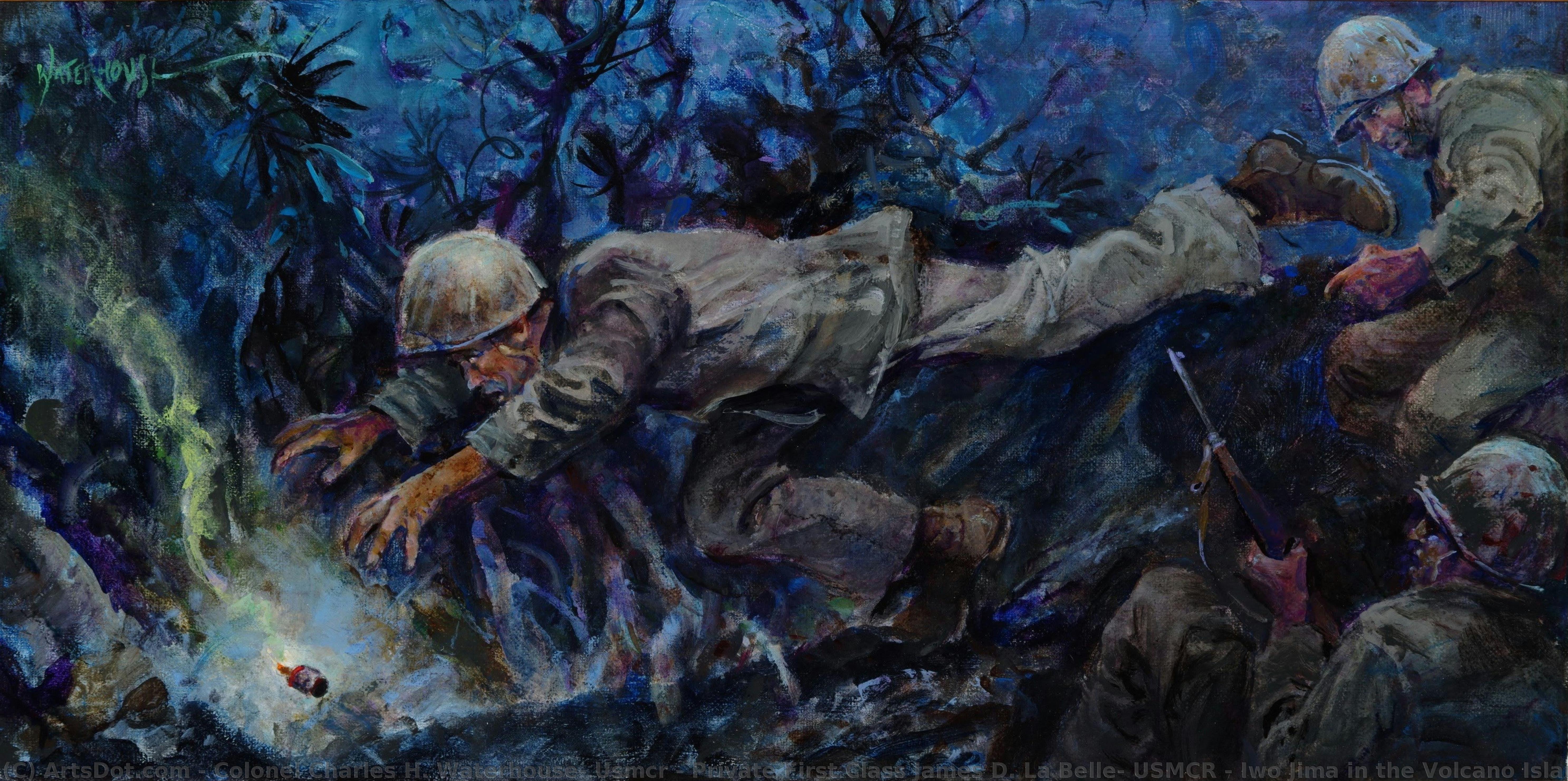 Private First Class James D. La Belle, Usmcr - Iwo Jima In The Volcano Islands — Oberst Charles H. Waterhouse, Usmcr