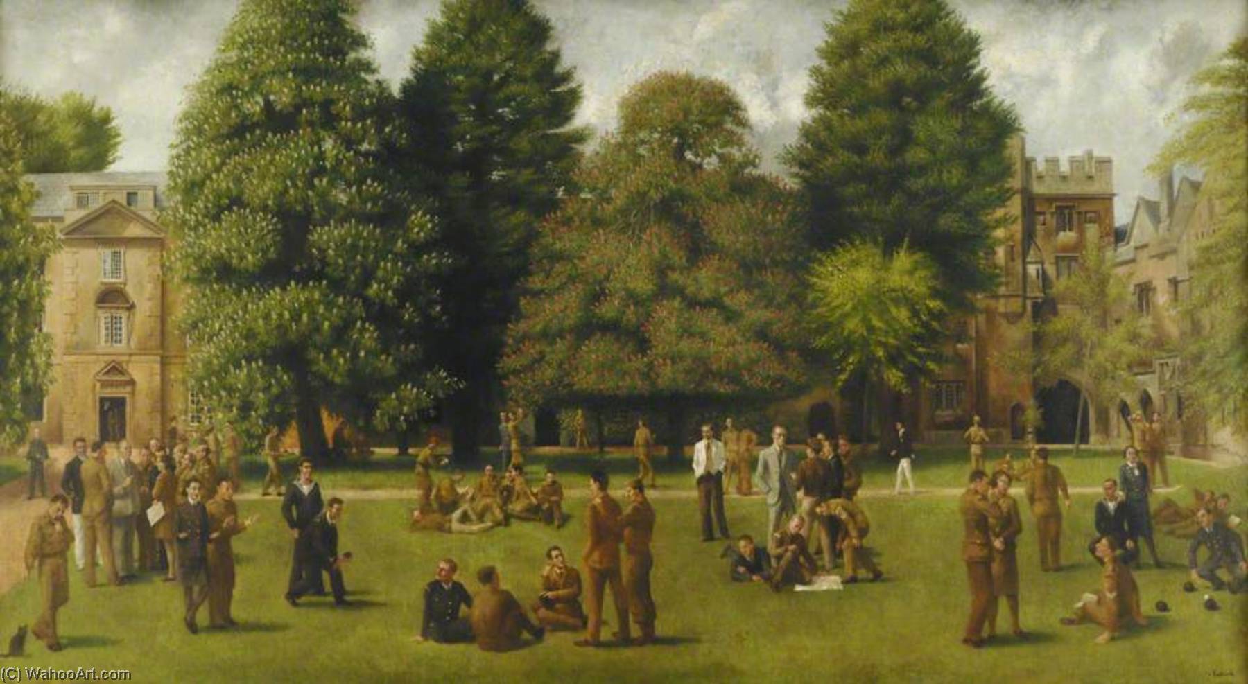 Truppen Zu Balliol Im Zweiten Weltkrieg — Richard Ernst Eurich