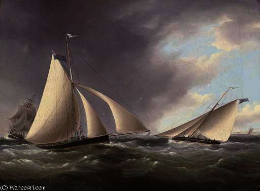 Cutters Racing In The Channel Off The Seven Sisters — Tomas Batervort