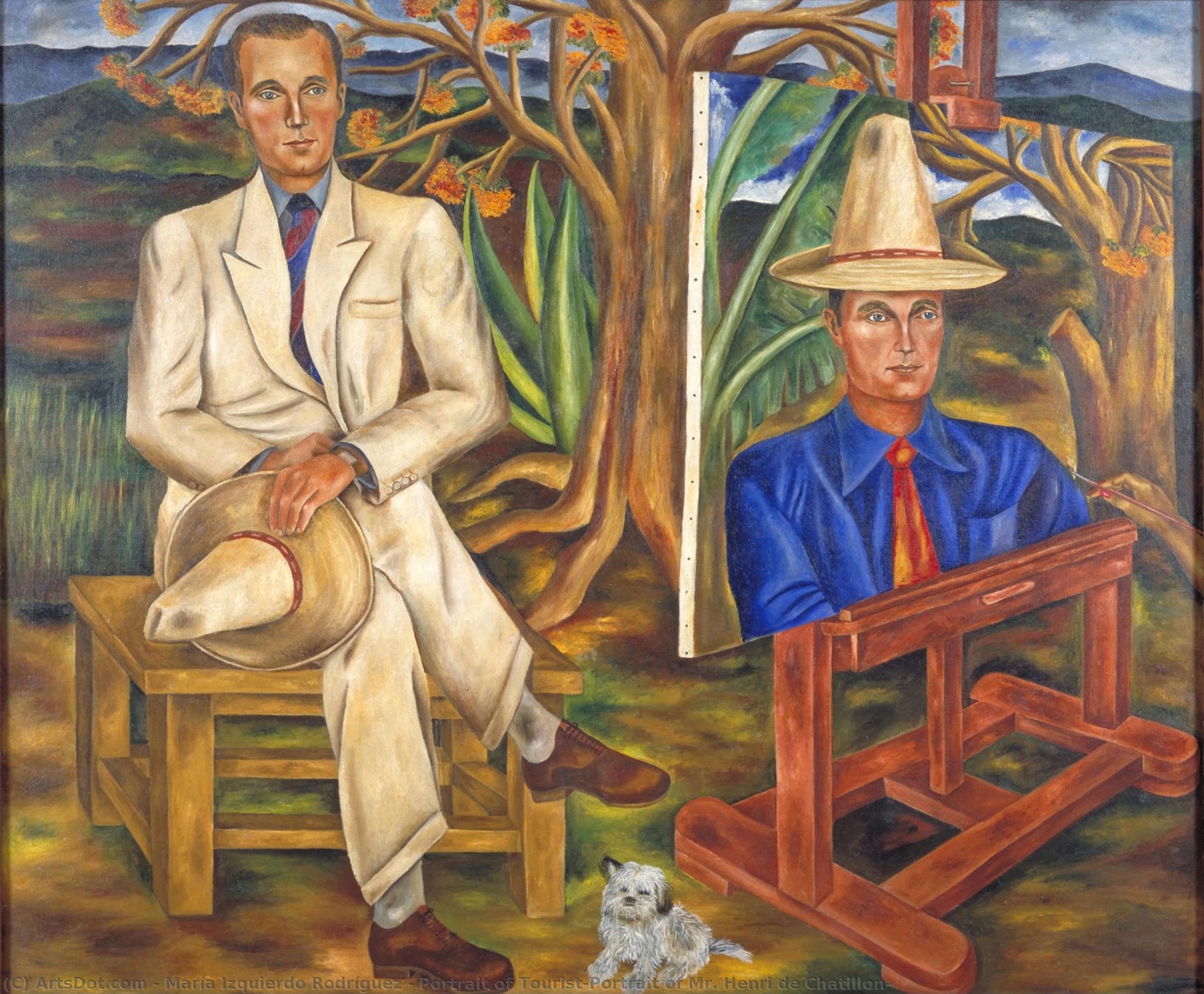 Portrait Of Tourist（portrait Of Mr. Henri De Chatillon) — María Izquierdo Rodríguez