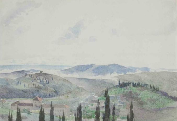 Jerusalem From The Mount Of Olives — Henry Andrew Harper