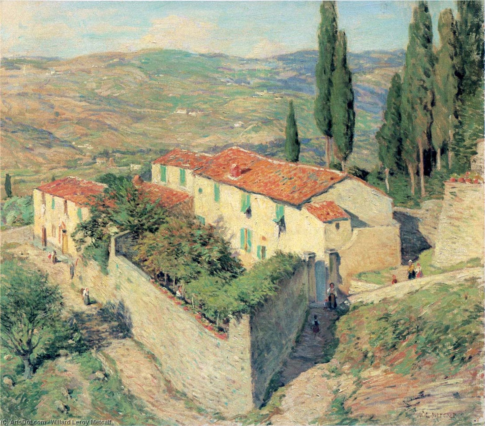 Valley Of The Mugnone — Willard Leroy Metcalf