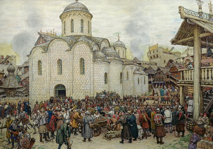 The Defence Of The Town — Apollinari Mikhailovich Vasnetsov