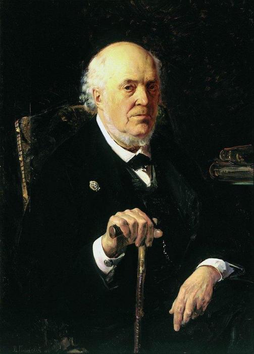 A Portrait Of E. I. Makovsky — Vladimir Yegorovich Makovsky