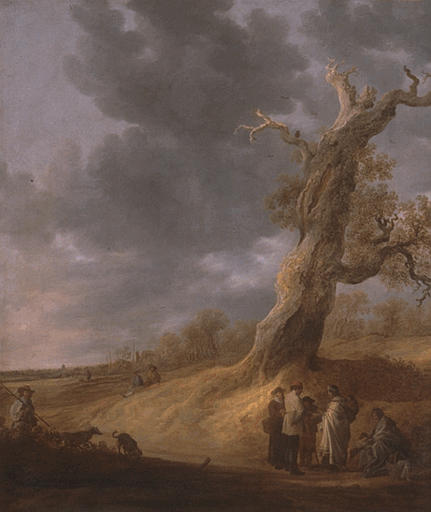 Le Chêne Foudroyé, Dit Également La Diseuse De Bonne Aventure — Jan Josephszoon Van Goyen
