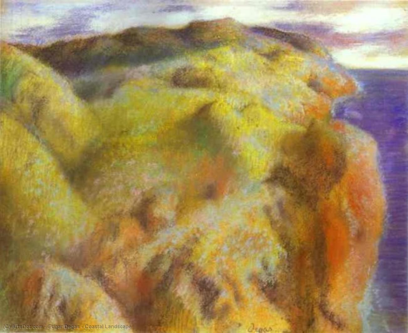 Coastal Landscape — Edgar Degas