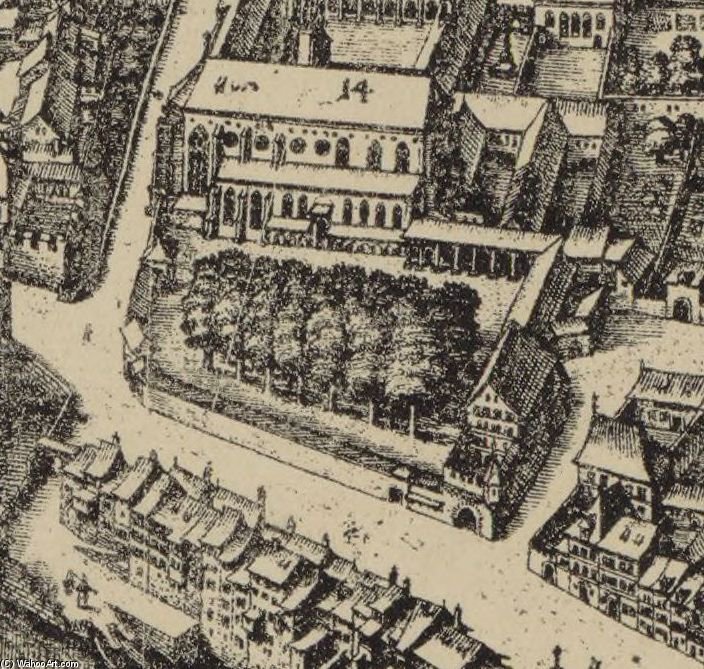 's Map Of Basel — Matthäus The Elder Merian