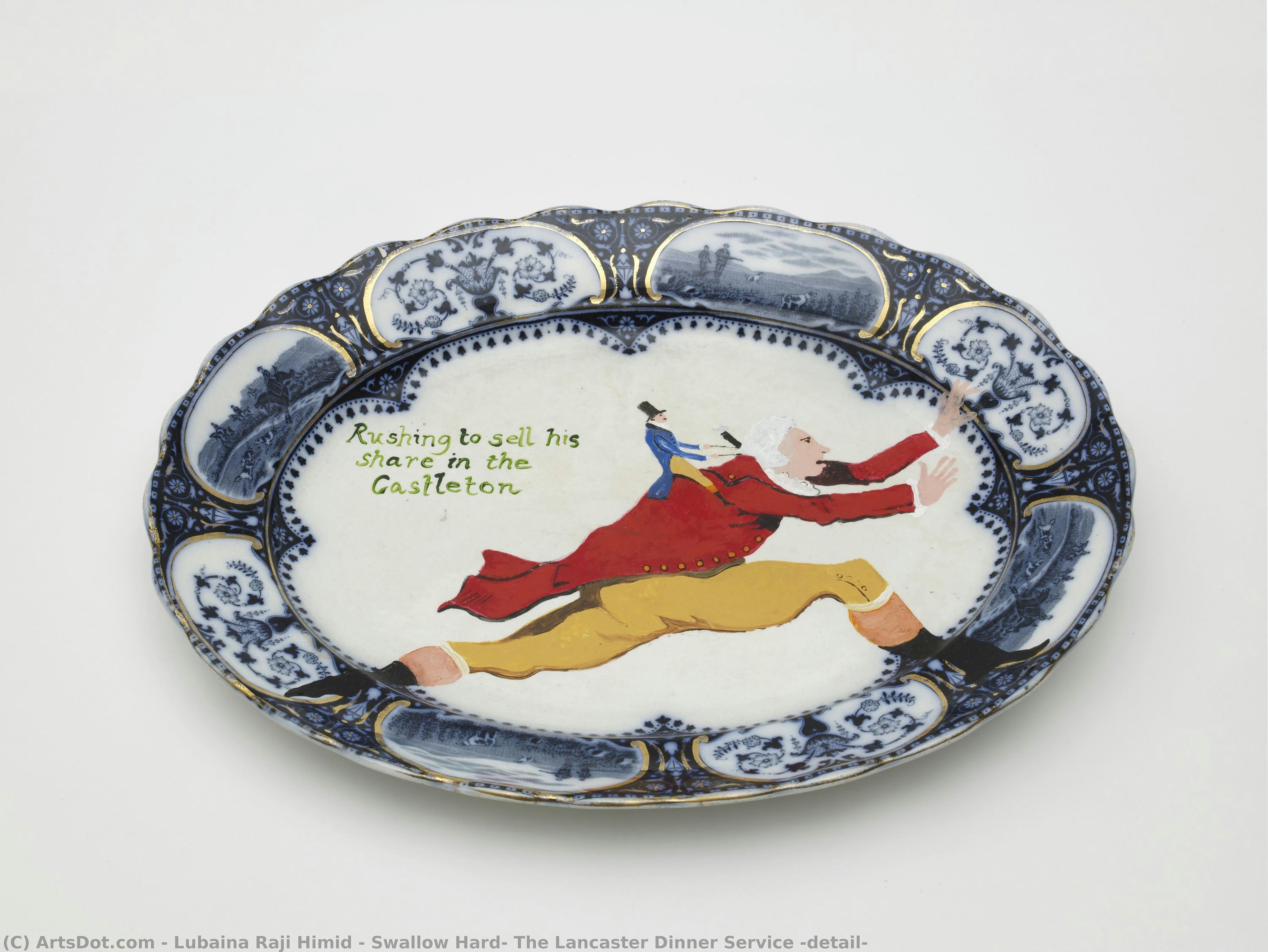 Swallow Hard: The Lancaster Dinner Service (detail) — Lubaina Raji Himid