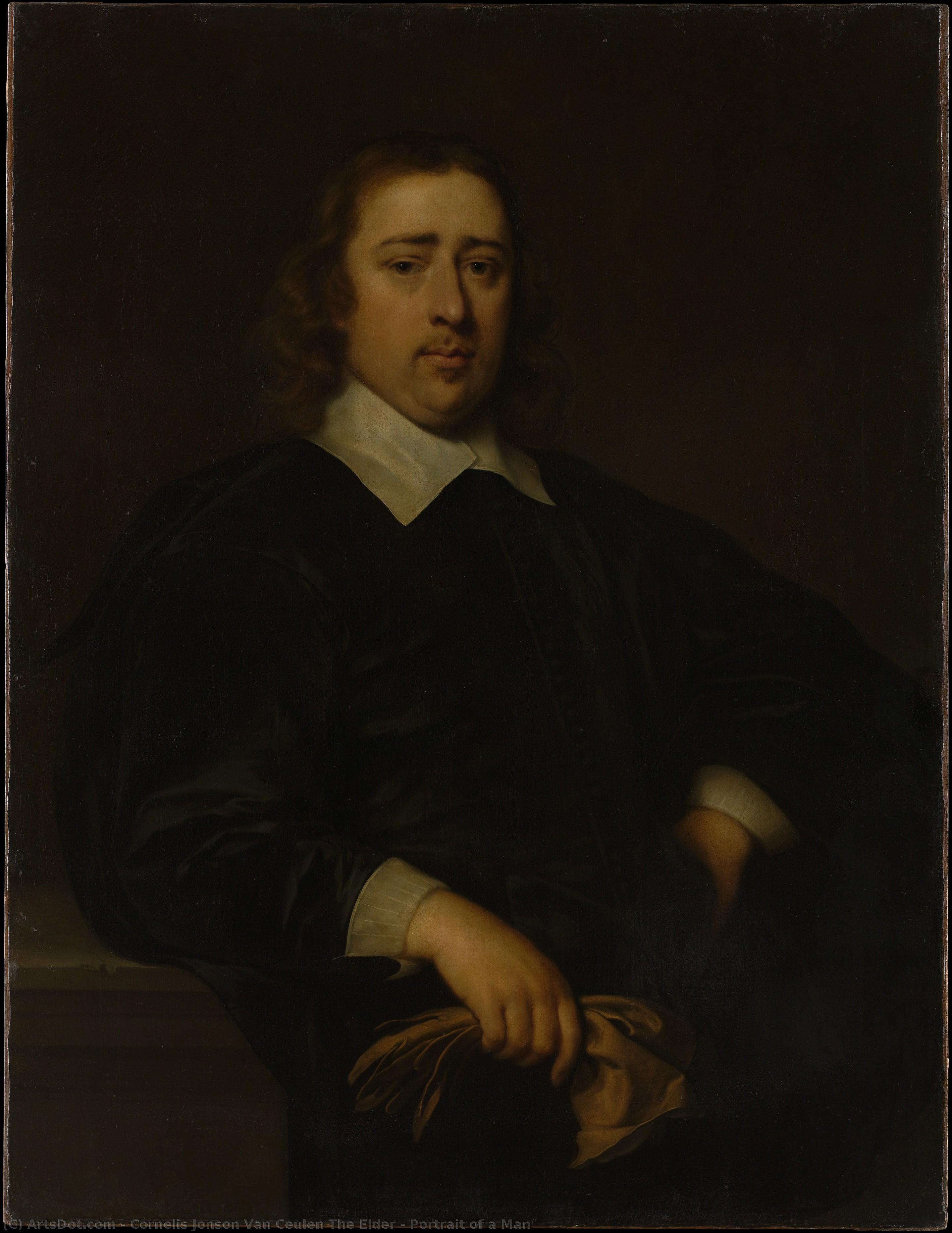 Portrait Of A Man — Cornelis Jonson Van Ceulen The Elder