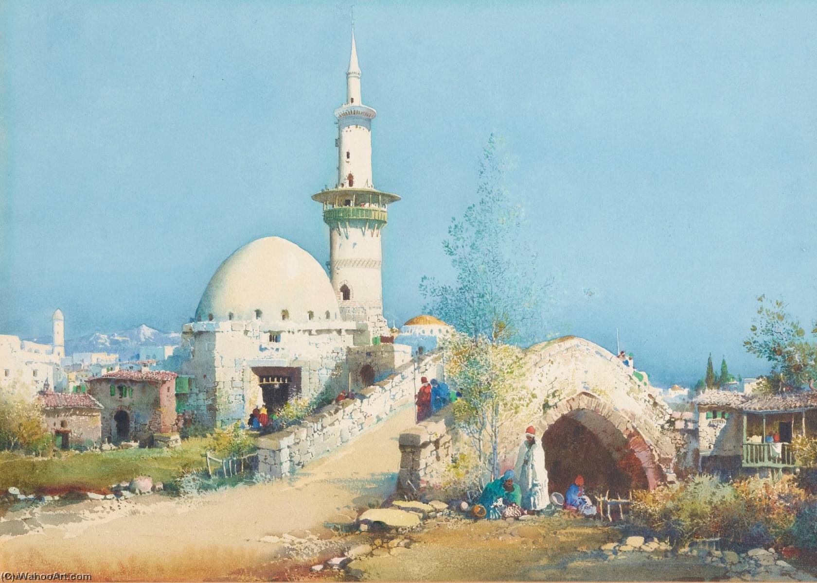 Mosquée Près D'un Pont — Noel Harry Leaver