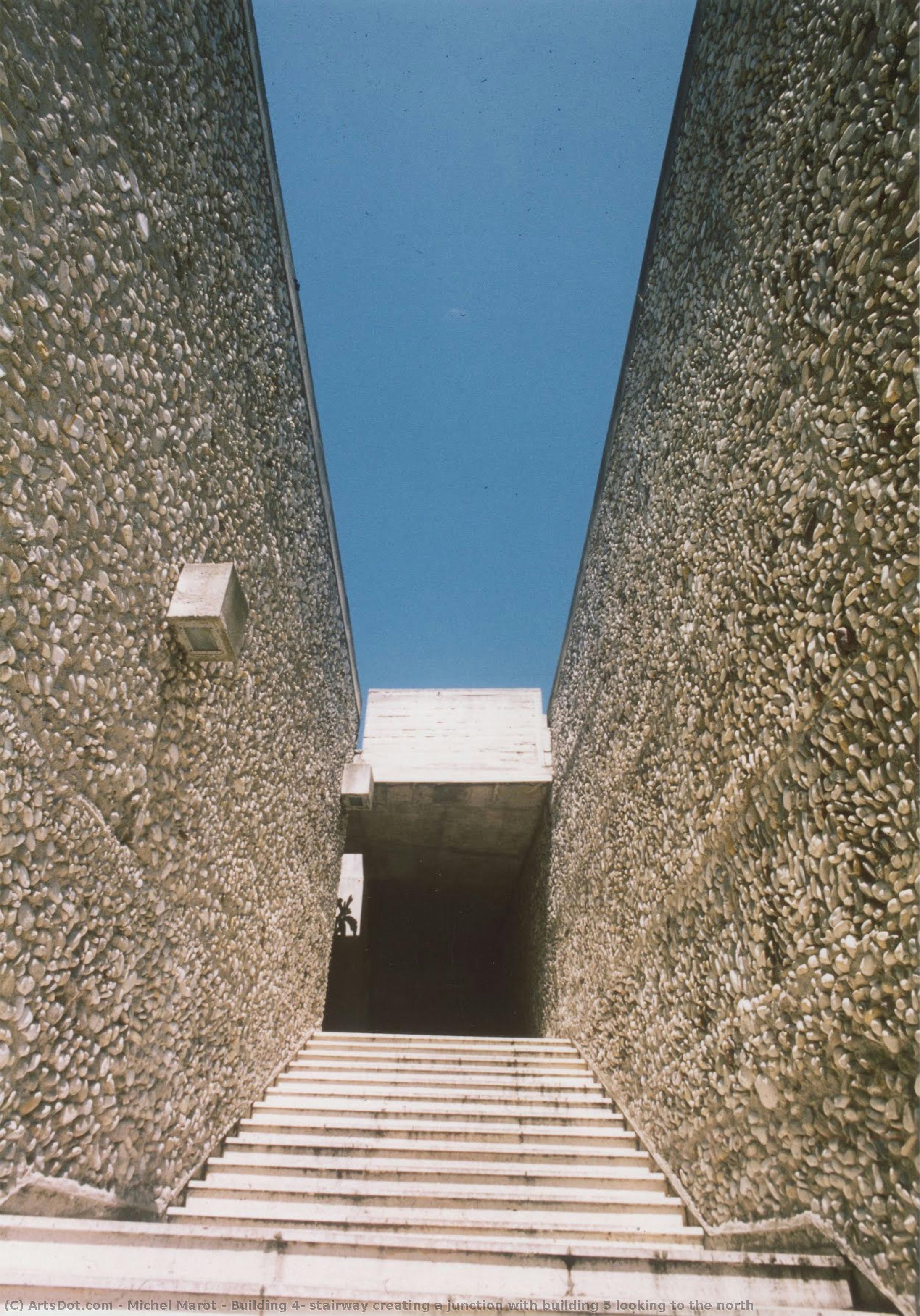 Building 4, Stairway Creating A Junction With Building 5 Looking To The North — Michel Marot