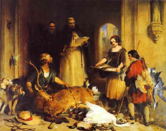 Scene In The Olden Time At Bolton Abbey — Sir Edwin Henry Landseer