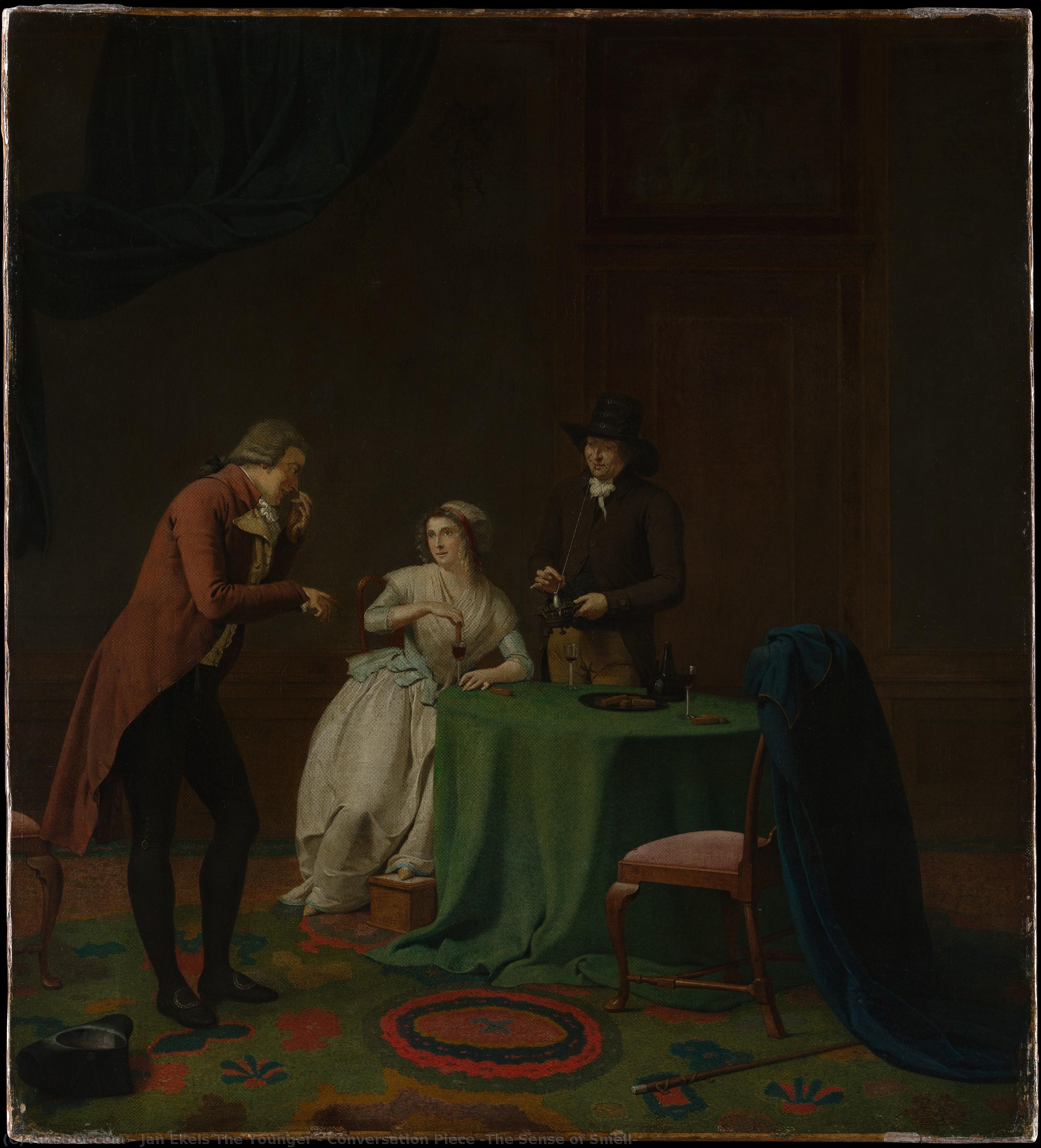 Conversation Piece (the Sense Of Smell) — Jan Ekels The Younger