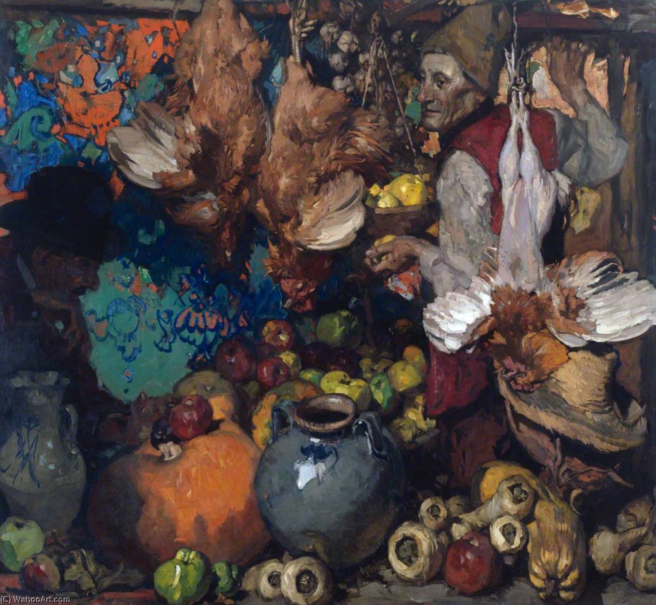 The Market Stall — Frank Brangwyn