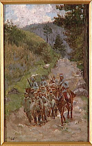 Les Premiers Prisonniers Allemands Au Lingekopf, Juillet 1915 — Joseph-félix Bouchor