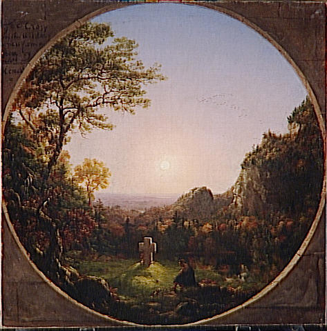 La Croix Dans La Solitude — Томас Коул