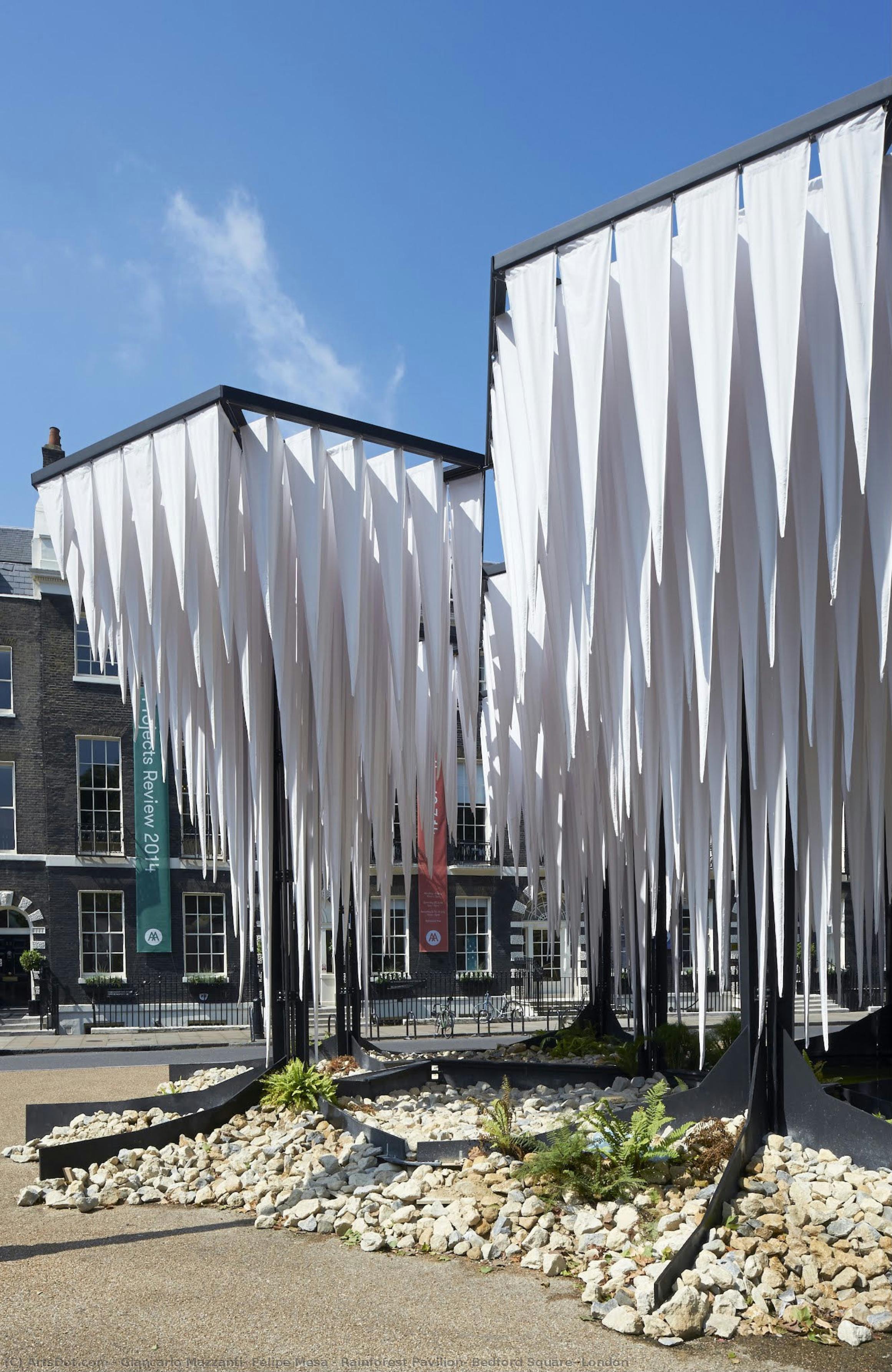 Rainforest Pavilion, Bedford Square, London — Giancarlo Mazzanti, Felipe Mesa