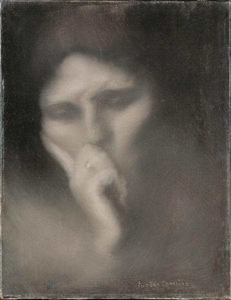 Madame Eugène Carrière En Méditation — Eugène Anatole Carrière