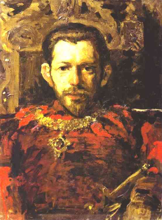Portrait Of S. Mamontov In A Theatre Costume — Константин Алексејевич Коровин