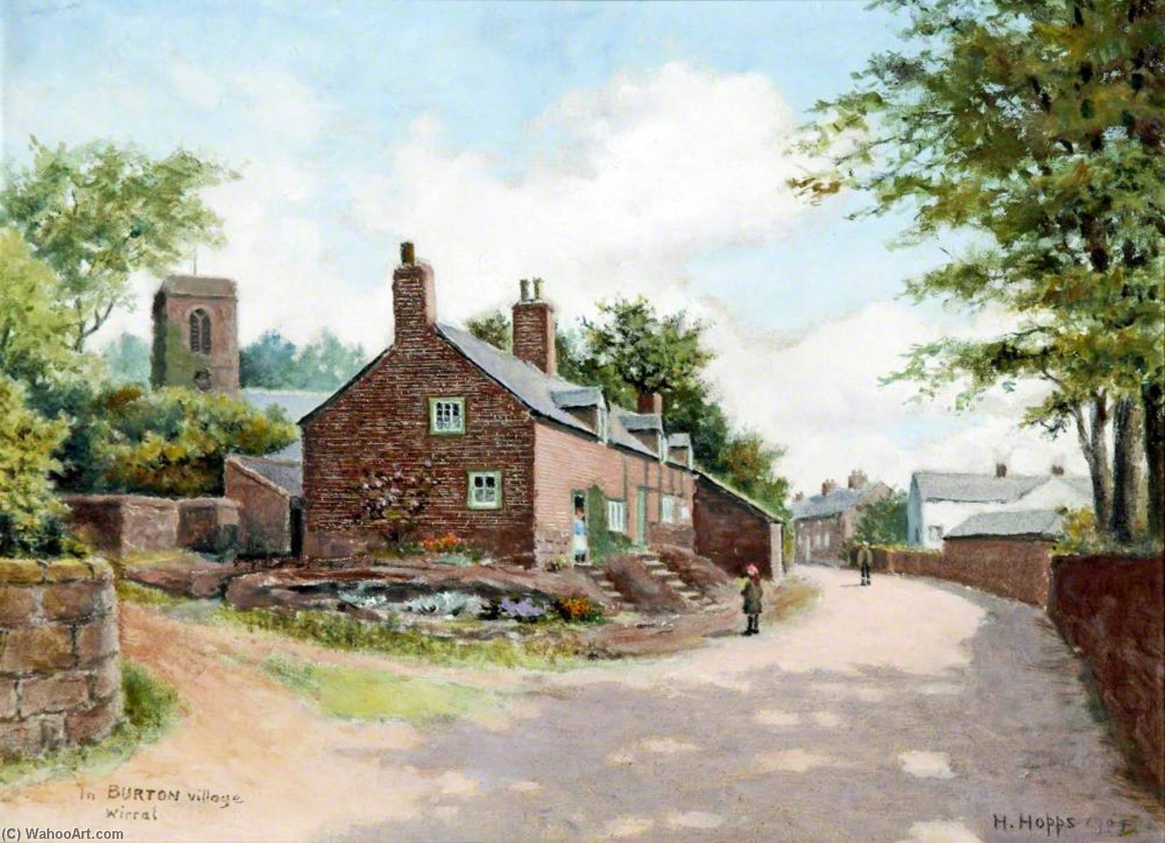 In Burton Village, Wirral — Harold Hopps