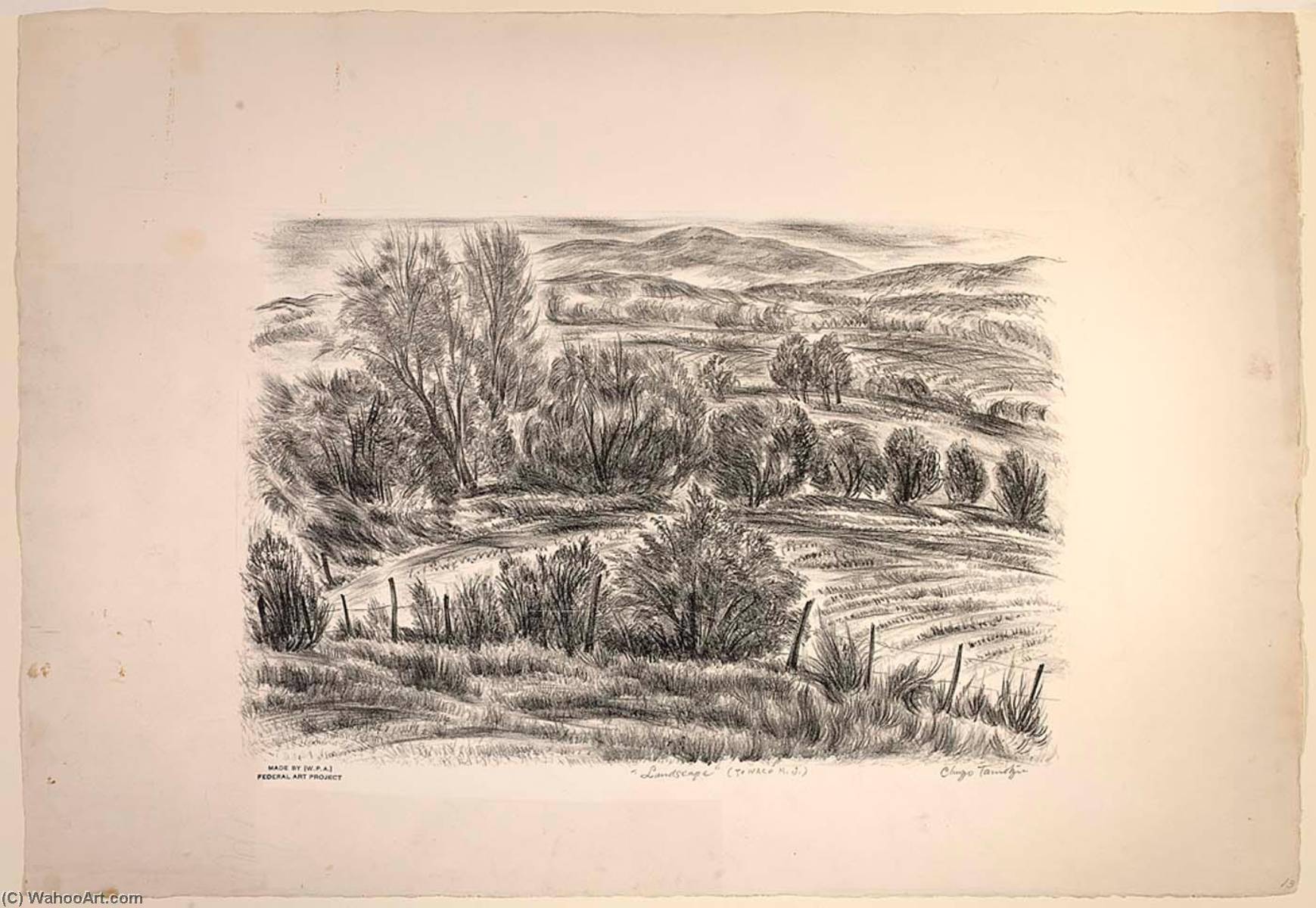 Landscape — Chuzo Tamotzu