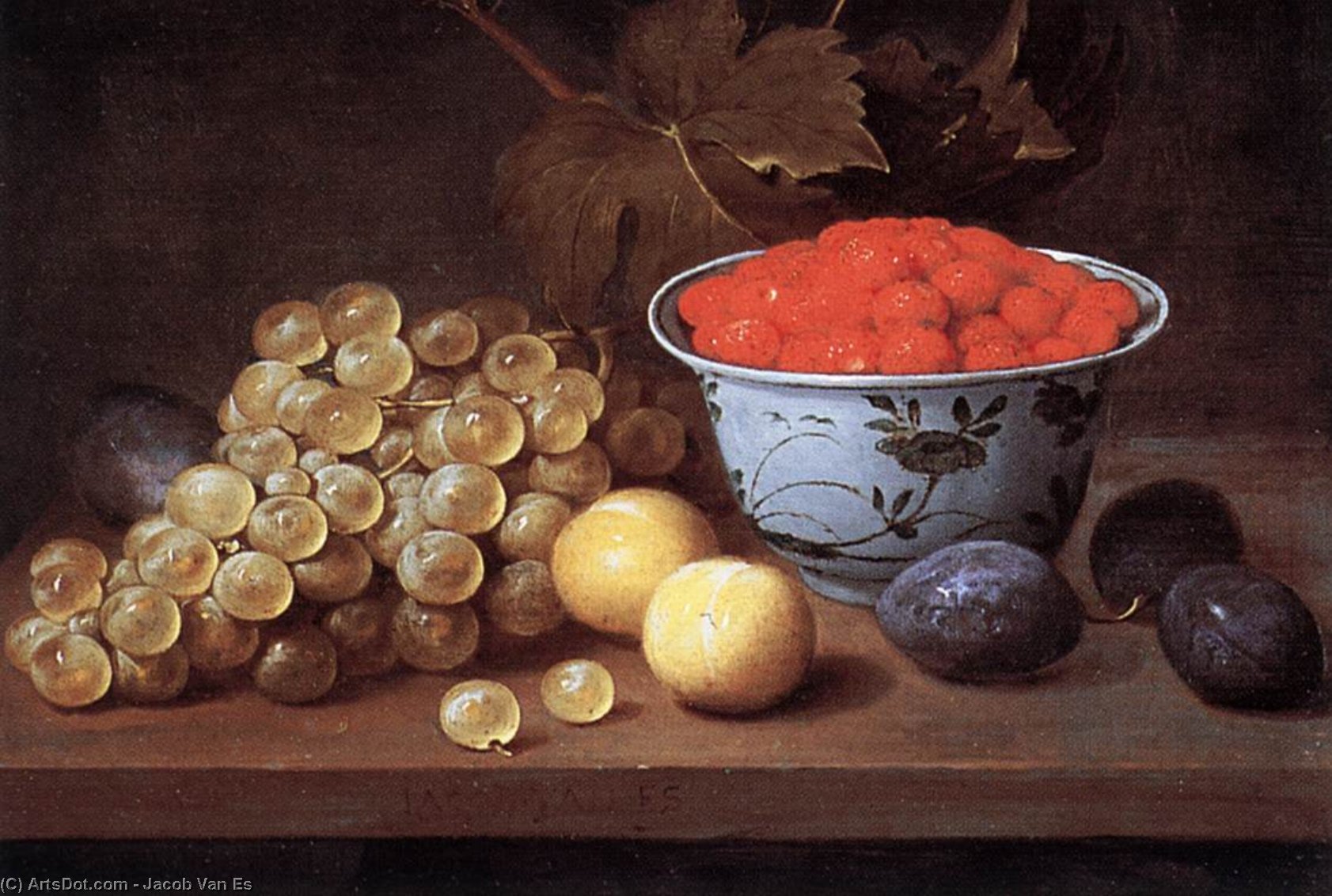 Still-life With Fruit — Jacob Foppens Van Es