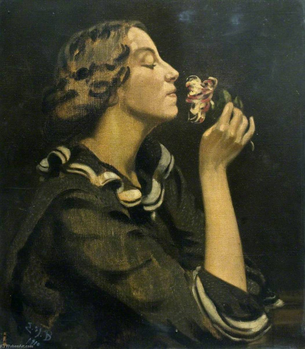 Lady With Honeysuckle — Ethel Susan Graham Bristowe