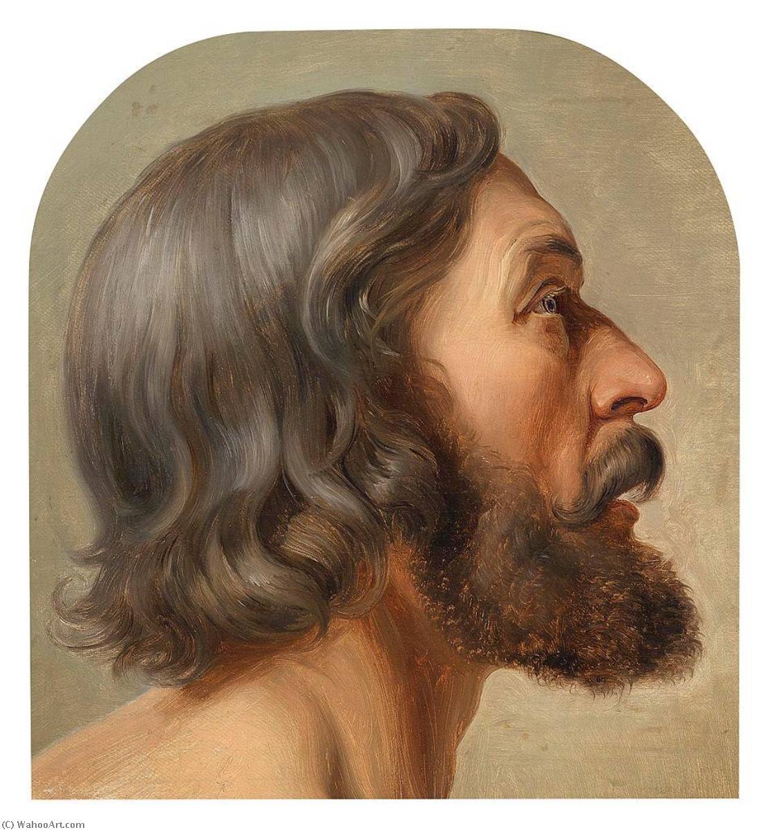 Head Of Jesus — Friedrich Wilhelm Schadow