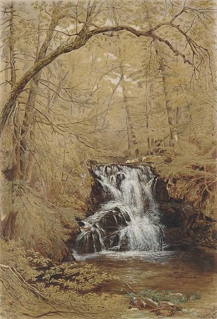 Indian Falls, Indian Brook, Cold Springs, New York — William Rickarby Miller