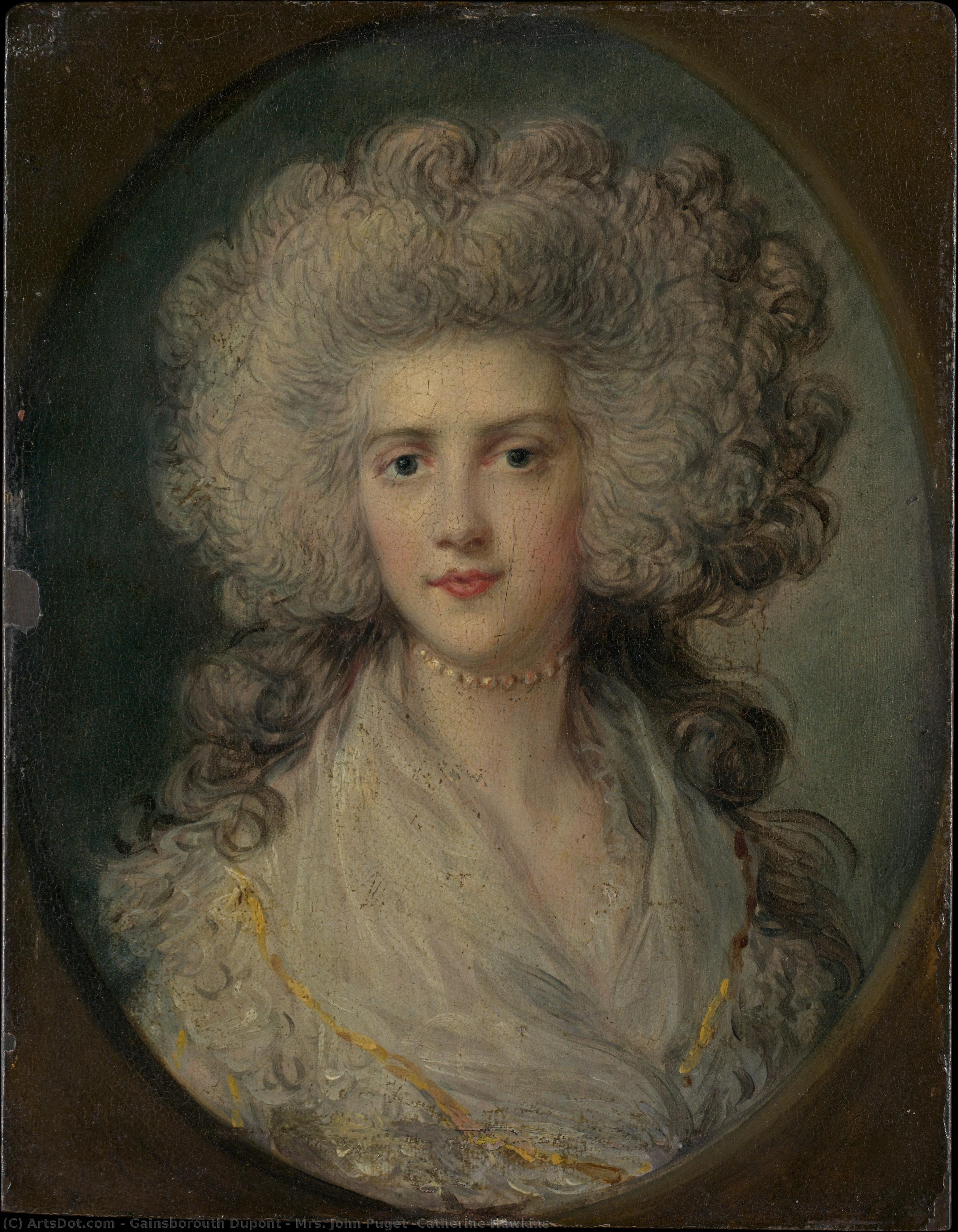 Mrs. John Puget (catherine Hawkins) — Gainsborouth Dupont