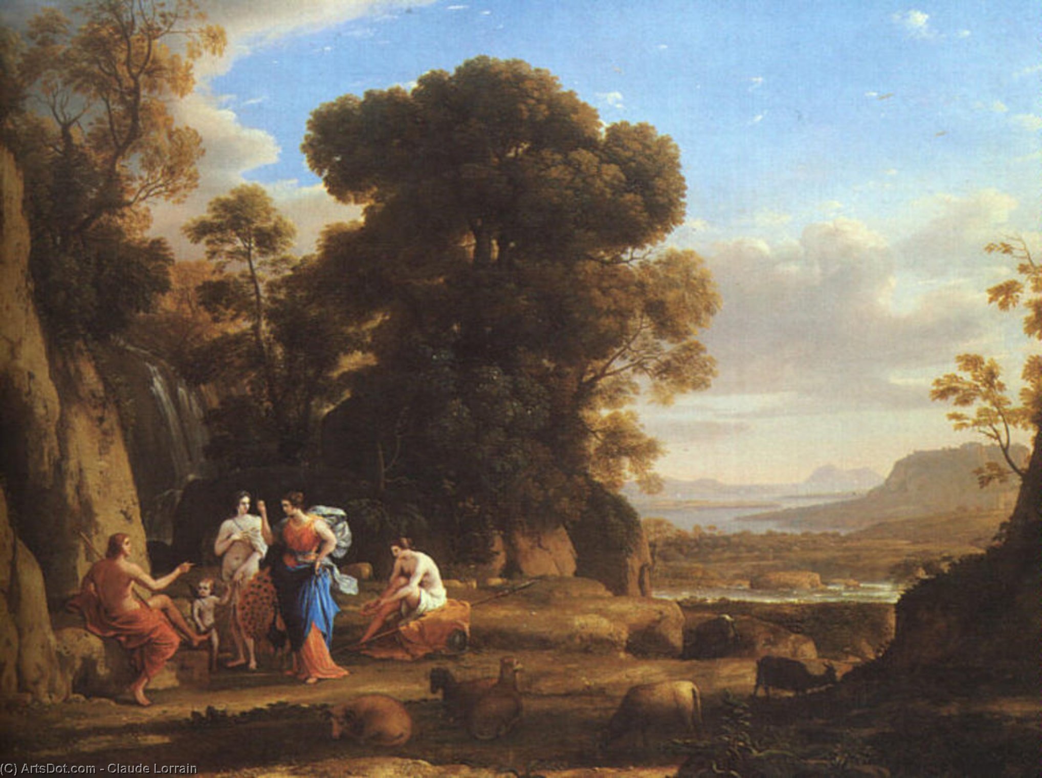 The Judgement Of Paris — Claude Lorrain (claude Gellée)