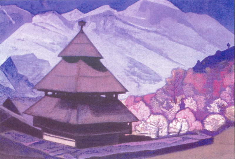 Temple Of Tripura Sundari — Nicholas Roerich