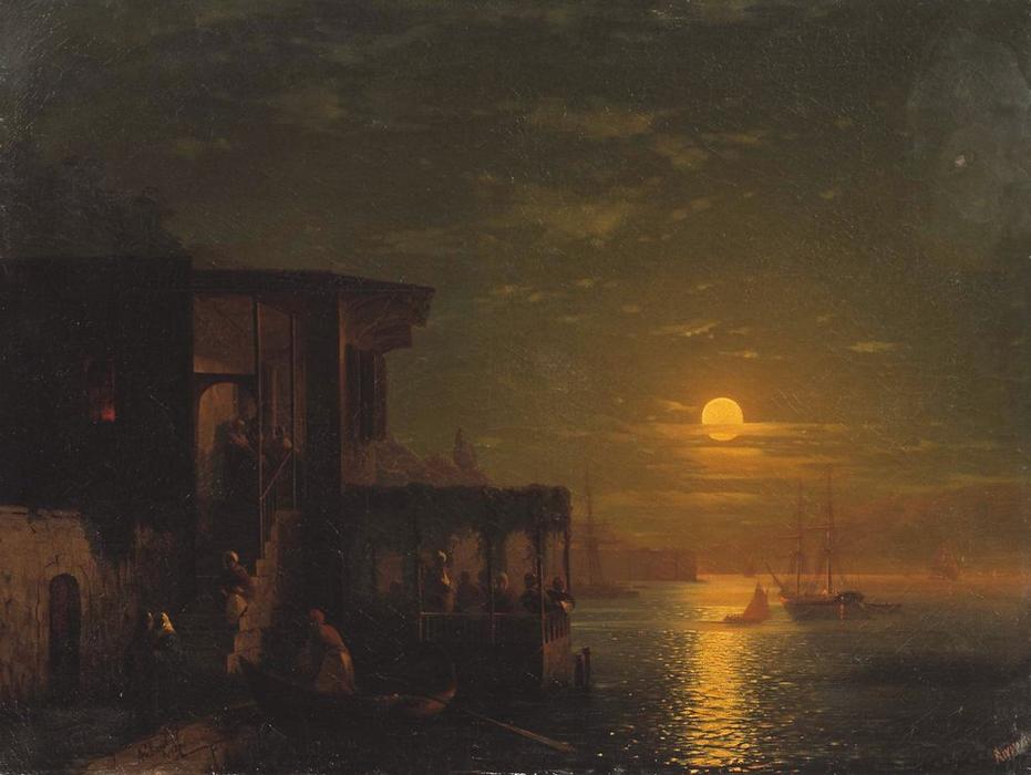Lunar Night At The Sea — Иван Константинович Айвазовский