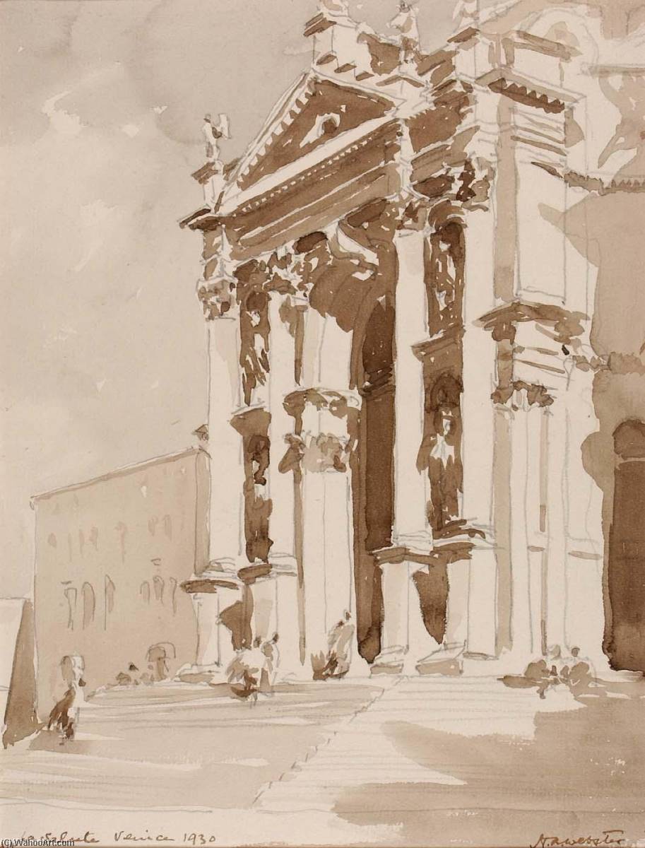 The Porch Of La Salute, Venice — Herman Armour Webster