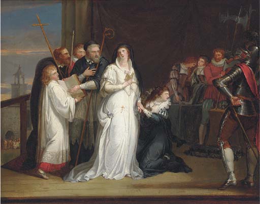 Mary, Queen Of Scots, Taking Her Leave Of Sir Arthur Melville, On Her Way To Execution — Richard Westall